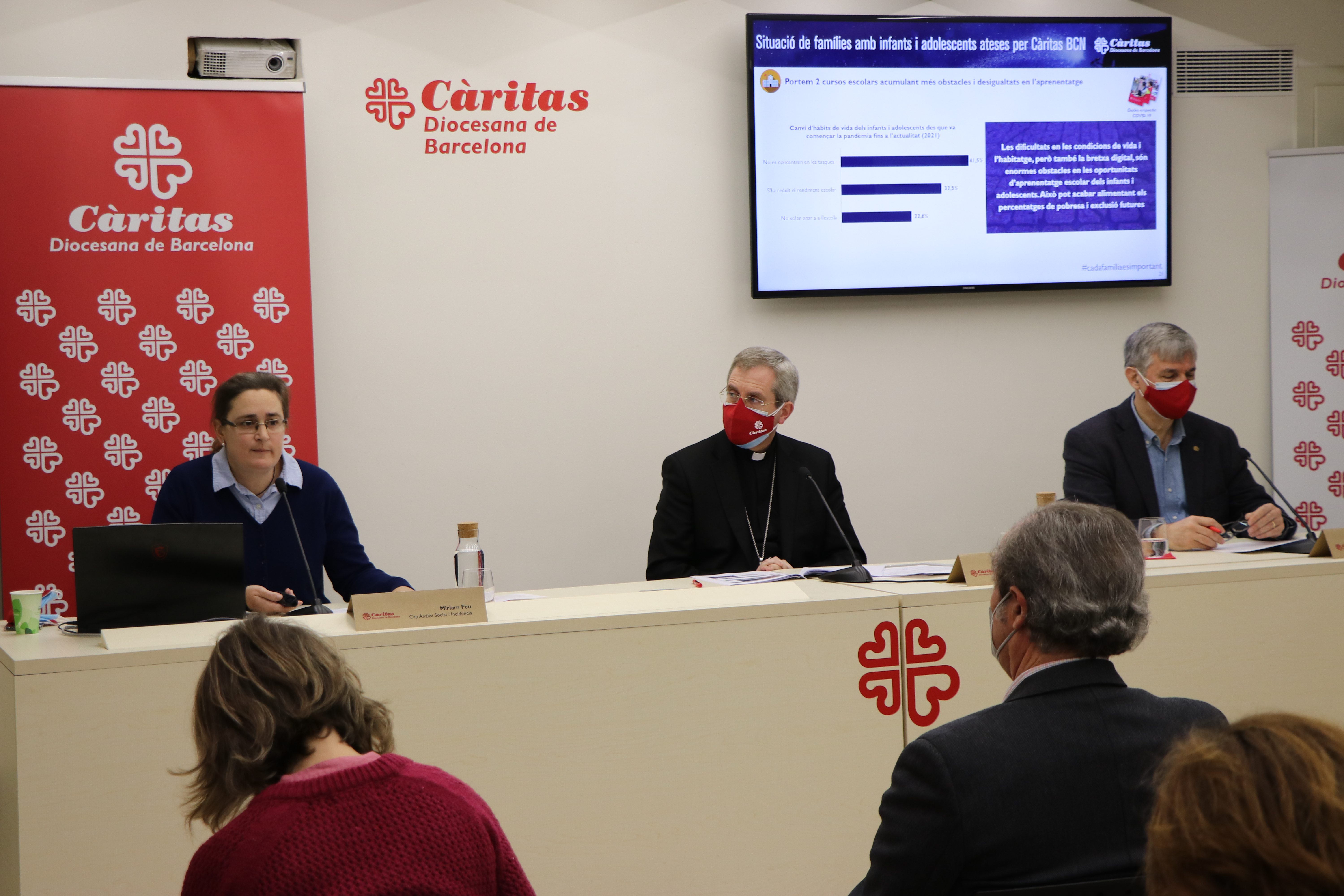 4 de cada 10 familias con niños y adolescentes de la diócesis de Barcelona se encuentran en exclusión social