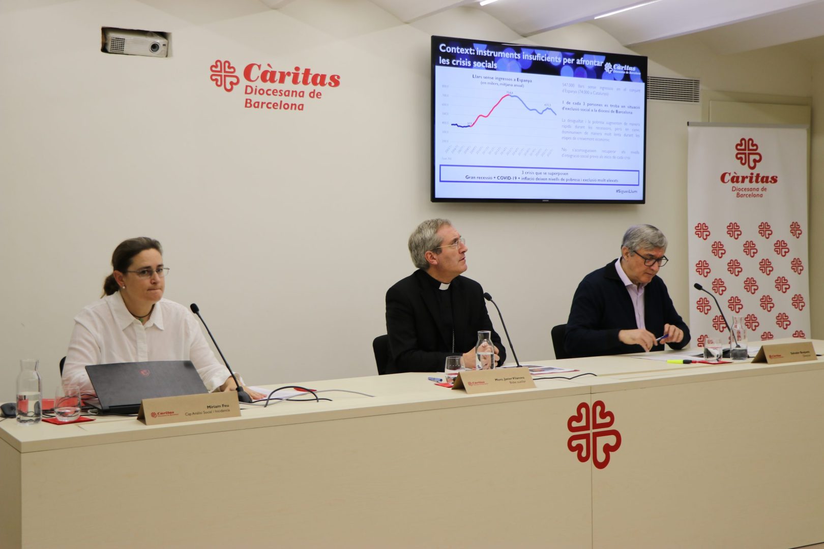 La inflación obliga a 9 de cada 10 familias atendidas por Cáritas Barcelona a reducir el gasto en alimentación